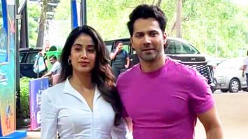 The Bawaal jodi! Janhvi Kapoor & Varun Dhawan get clicked together